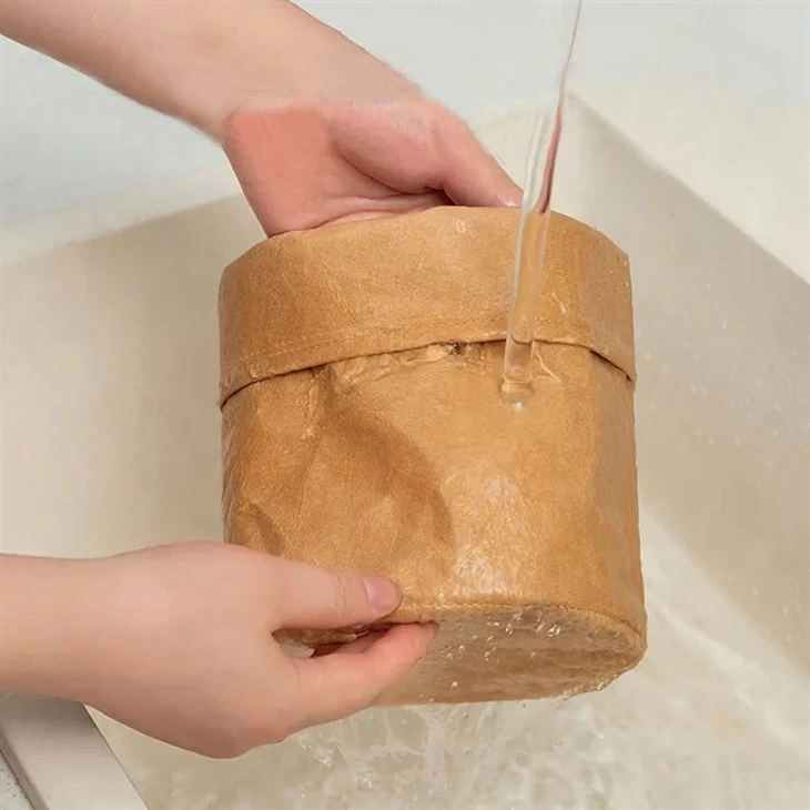 Waterproof Washable Kraft Paper Storage Bag Wholesales