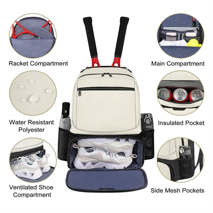 Large Capacity Badminton Backpack Factory